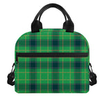 St. Patrick's Day Scottish Plaid Print Insulated Lunch Bag