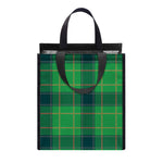 St. Patrick's Day Scottish Plaid Print Insulated Lunch Tote
