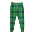 St. Patrick's Day Scottish Plaid Print Jogger Pants