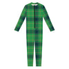 St. Patrick's Day Scottish Plaid Print Jumpsuit