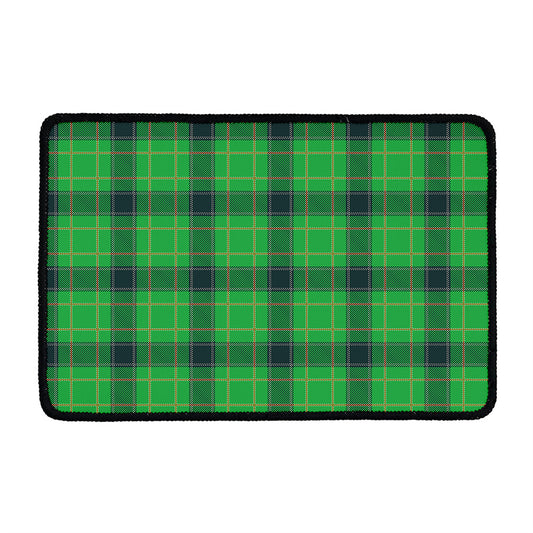 St. Patrick's Day Scottish Plaid Print Kitchen Mat