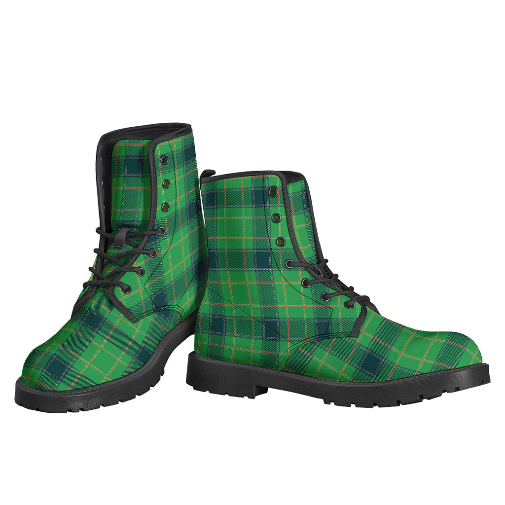 St. Patrick's Day Scottish Plaid Print Backpack