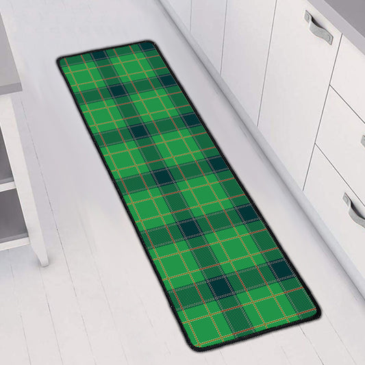 St. Patrick's Day Scottish Plaid Print Long Kitchen Mat
