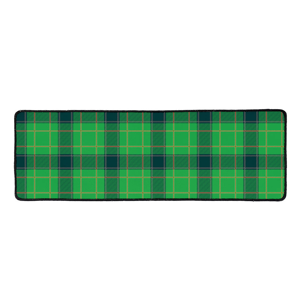 St. Patrick's Day Scottish Plaid Print Long Kitchen Mat