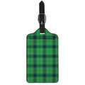 St. Patrick's Day Scottish Plaid Print Luggage Tag