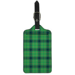 St. Patrick's Day Scottish Plaid Print Luggage Tag