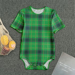 St. Patrick's Day Scottish Plaid Print Men's Bodysuit