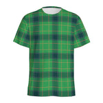 St. Patrick's Day Scottish Plaid Print Men's Sports T-Shirt