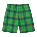 St. Patrick's Day Scottish Plaid Print Men's Swim Trunks