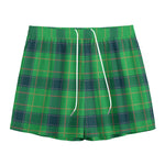 St. Patrick's Day Scottish Plaid Print Mesh Shorts