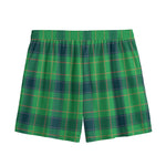 St. Patrick's Day Scottish Plaid Print Mesh Shorts