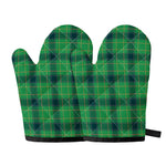 St. Patrick's Day Scottish Plaid Print Oven Mitts
