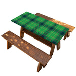 St. Patrick's Day Scottish Plaid Print Picnic Table Cover