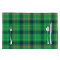 St. Patrick's Day Scottish Plaid Print Placemat