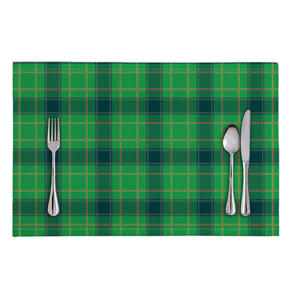 St. Patrick's Day Scottish Plaid Print Placemat