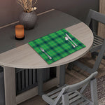 St. Patrick's Day Scottish Plaid Print Placemat