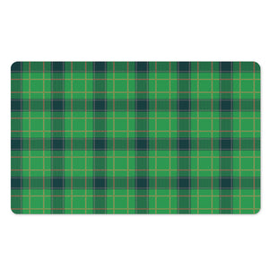 St. Patrick's Day Scottish Plaid Print Polyester Doormat