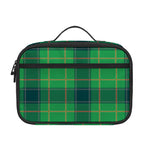 St. Patrick's Day Scottish Plaid Print Portable Lunch Bag