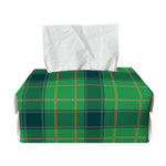 St. Patrick's Day Scottish Plaid Print Rectangle Tissue Box Cover