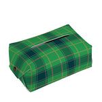 St. Patrick's Day Scottish Plaid Print Rectangle Tissue Box Cover