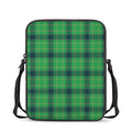 St. Patrick's Day Scottish Plaid Print Rectangular Crossbody Bag