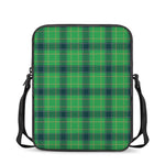 St. Patrick's Day Scottish Plaid Print Rectangular Crossbody Bag
