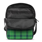 St. Patrick's Day Scottish Plaid Print Rectangular Crossbody Bag