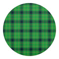 St. Patrick's Day Scottish Plaid Print Round Blanket