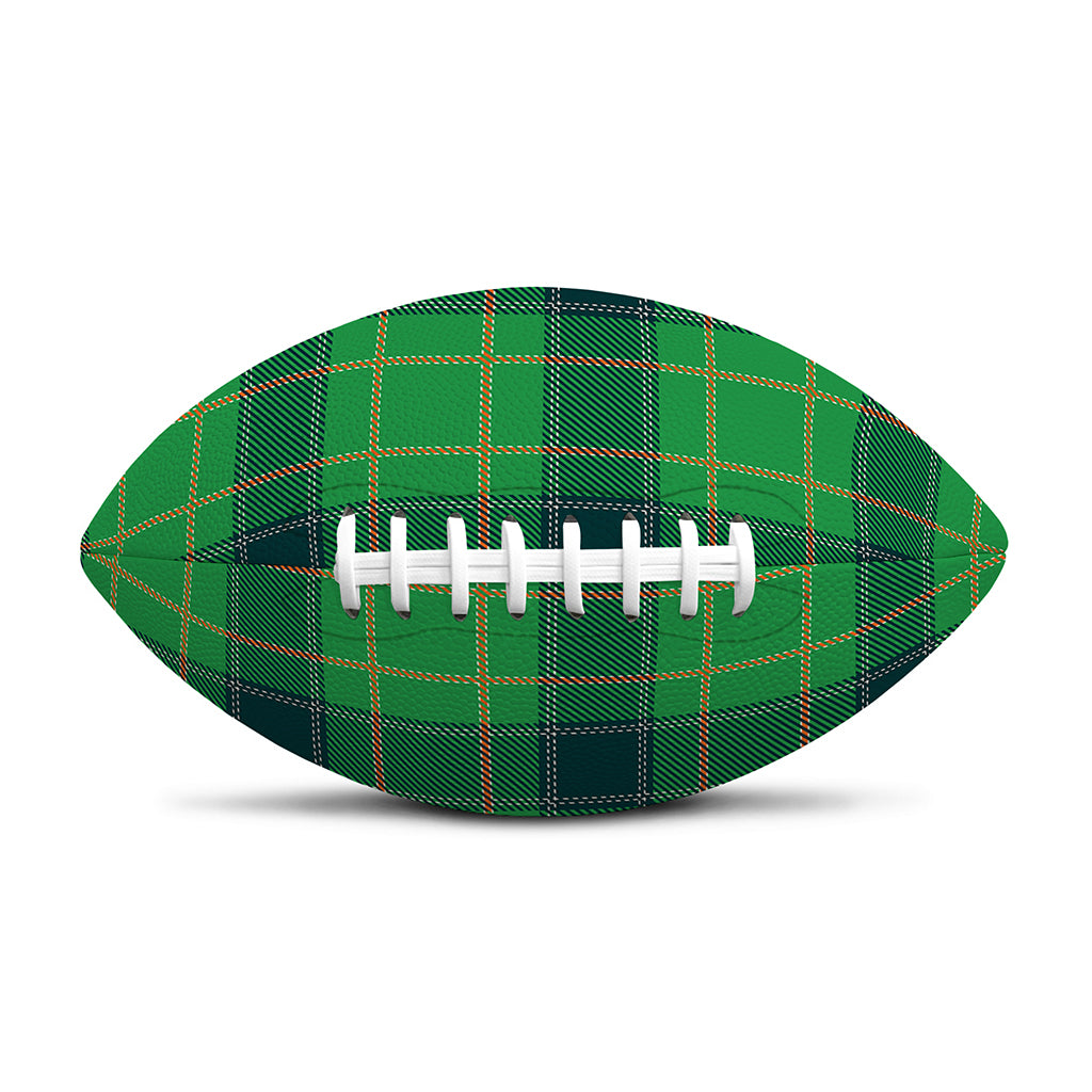 St. Patrick's Day Scottish Plaid Print Rugby Ball