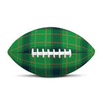 St. Patrick's Day Scottish Plaid Print Rugby Ball