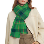 St. Patrick's Day Scottish Plaid Print Scarf