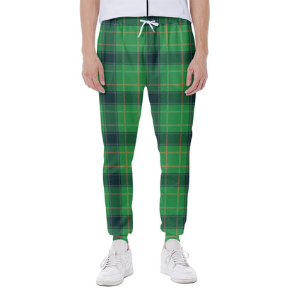 St. Patrick's Day Scottish Plaid Print Scuba Joggers