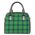 St. Patrick's Day Scottish Plaid Print Shoulder Handbag