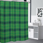 St. Patrick's Day Scottish Plaid Print Shower Curtain