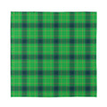 St. Patrick's Day Scottish Plaid Print Silk Bandana
