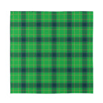 St. Patrick's Day Scottish Plaid Print Silk Bandana