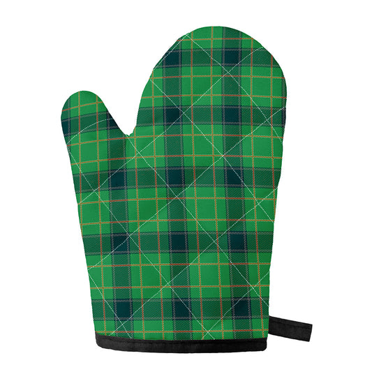 St. Patrick's Day Scottish Plaid Print Single Oven Mitt