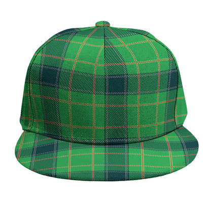 St. Patrick's Day Scottish Plaid Print Snapback Cap