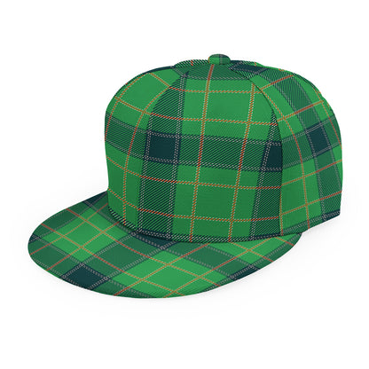 St. Patrick's Day Scottish Plaid Print Snapback Cap