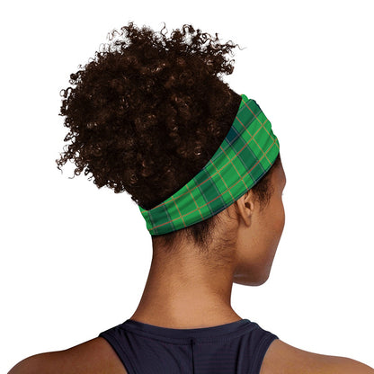 St. Patrick's Day Scottish Plaid Print Sports Headband