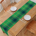 St. Patrick's Day Scottish Plaid Print Table Runner