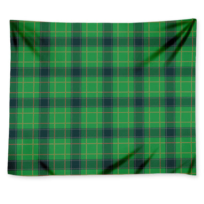 St. Patrick's Day Scottish Plaid Print Tapestry