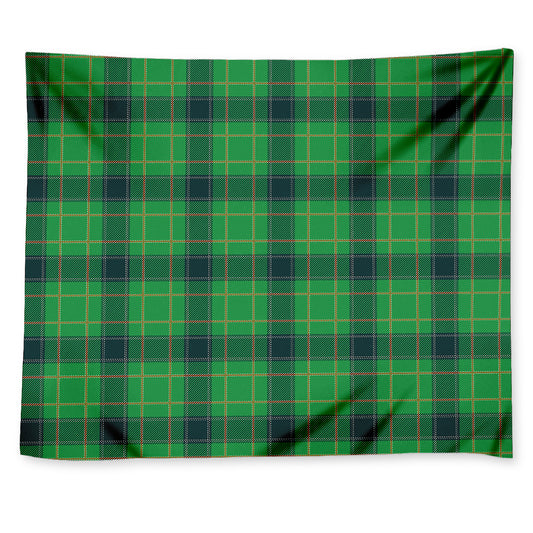 St. Patrick's Day Scottish Plaid Print Tapestry