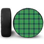 St. Patrick's Day Scottish Plaid Print Tire Cover