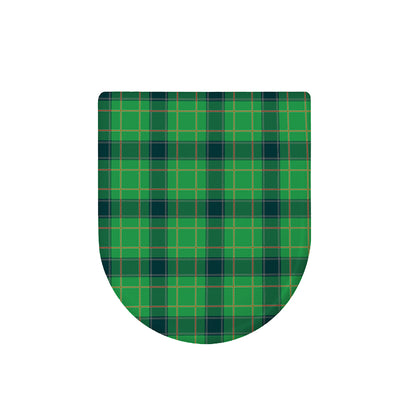 St. Patrick's Day Scottish Plaid Print Toilet Lid Cover