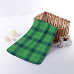 St. Patrick's Day Scottish Plaid Print Towel