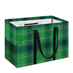 St. Patrick's Day Scottish Plaid Print Utility Tote Bag