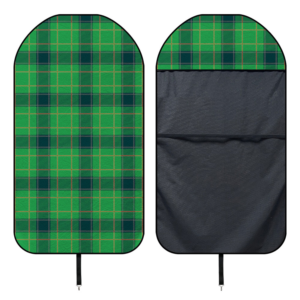 St. Patrick's Day Scottish Plaid Print Waterproof Car Seat Cover