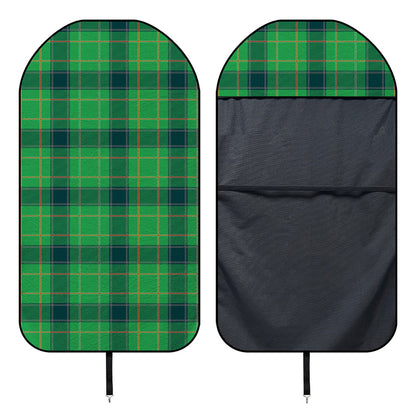 St. Patrick's Day Scottish Plaid Print Waterproof Car Seat Cover