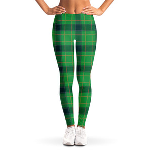 St. Patrick's Day Scottish Plaid Print Women's Leggings